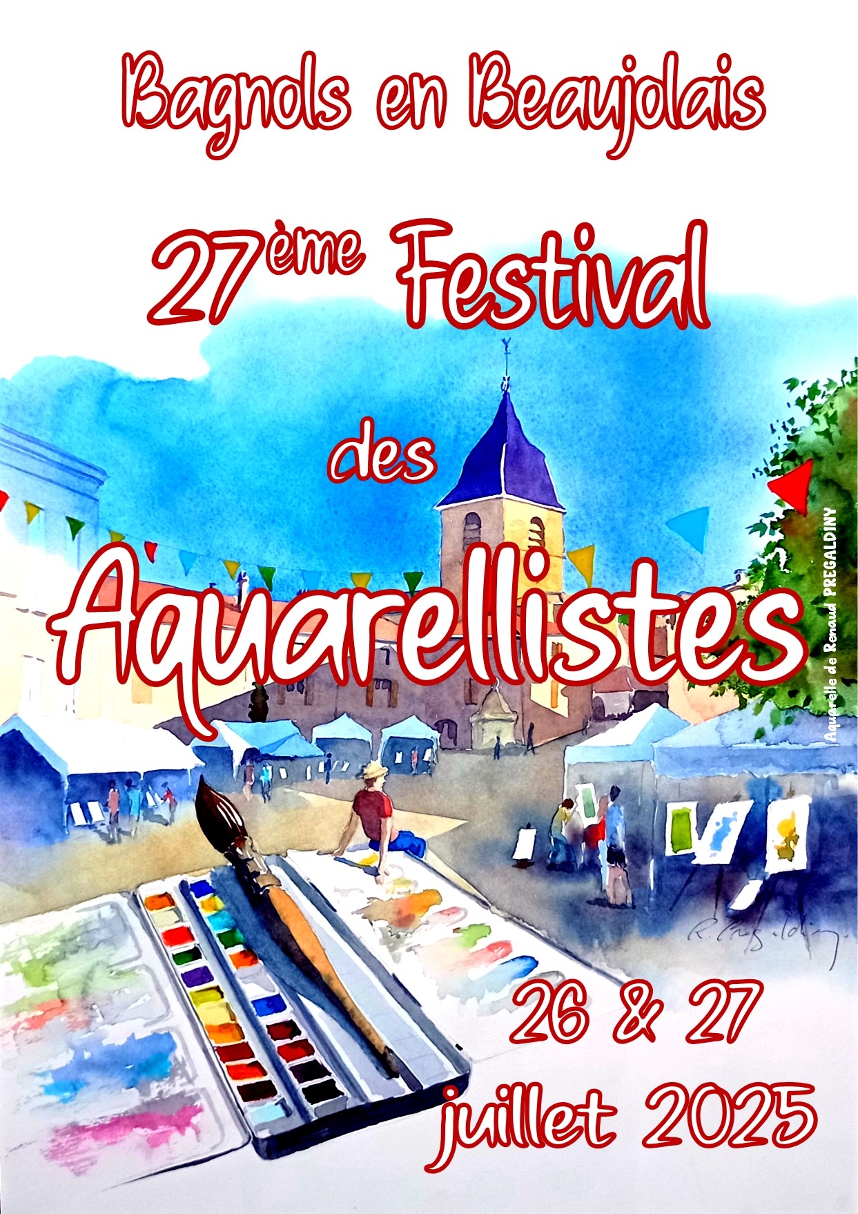 Festival aquarellistes Bagnols-en-Beaujolais